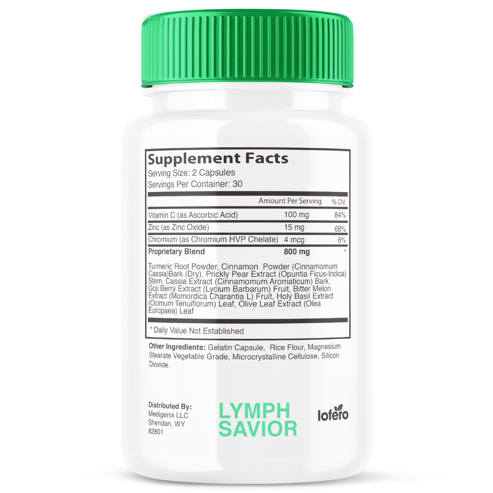 (3 Pack) Lymph Savior Lymphatic Health Support Dietary Supplement (180 ct)