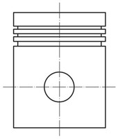 Kolben FÜR Opel Astra H Caravan (A04), Opel Astra H GTC (A04) - Mahle 012 21 00