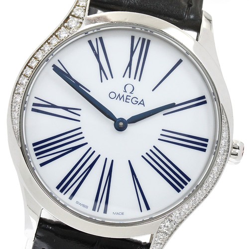 OMEGA De Ville Tresor 428.17.36.60.04.001 Side diamond Quartz Ladies_970855