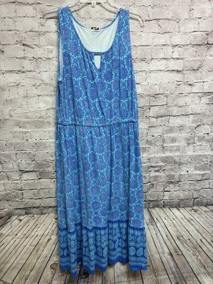 Talbots Petite  Women s Long Short Sleeve Blue Dress Size XL 51 x0 x22 