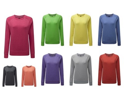 Damen Sweatshirt Pullover bedruckbar HD Raglan RUSSELL R-280F-0 NEU