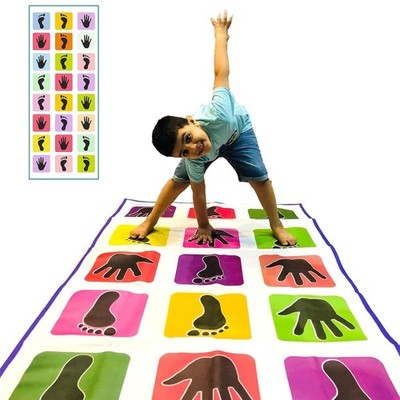Kids Hopscotch Jumbo Play Mat Game for Kids & Adults Family Games (40'' x 108'')