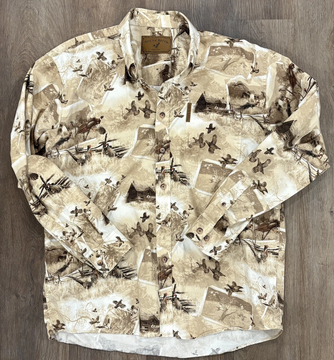 North River Outfitters Chemise Hommes 2XT Multi Bass Pêche