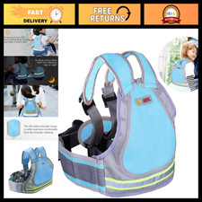 Child Motorcycle Safety Harness with Reflective Strip, 4-in-1 Buckle, Breathable