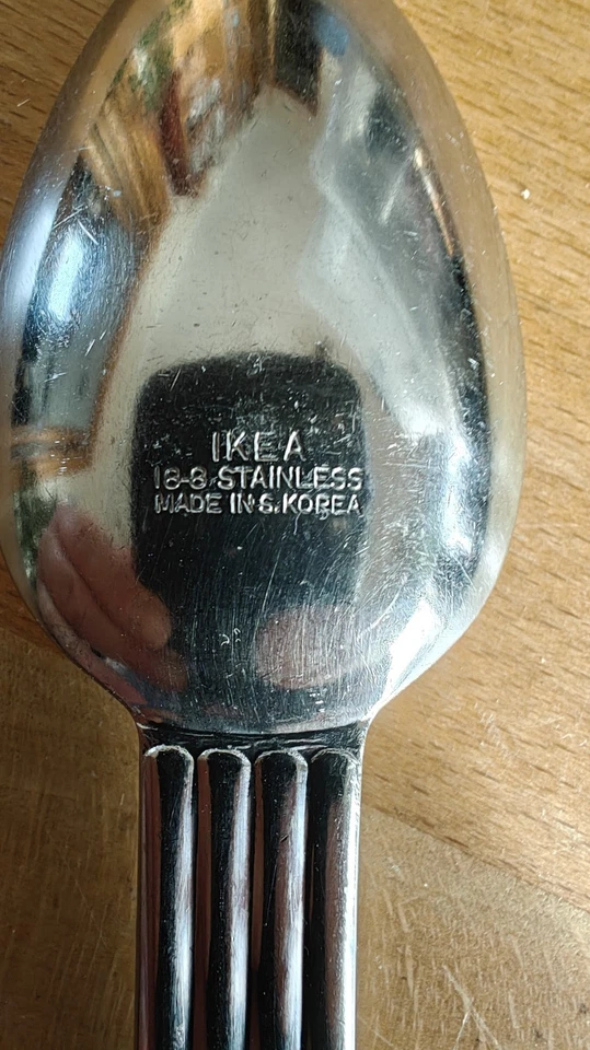 Ikea Strateg 18-8 seltenes Designer-Besteck 14 Teile Stainless Steel EDEL Riffel - Bild 3 von 4