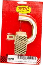 Racing Power Company Oil Pump Pickup, Press/Bolt-On, 3/4 in Inlet Tube, 8-1/4