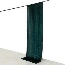 HUNTER GREEN 5 ft Premium Velvet Backdrop Curtain Wedding Booth Decorations