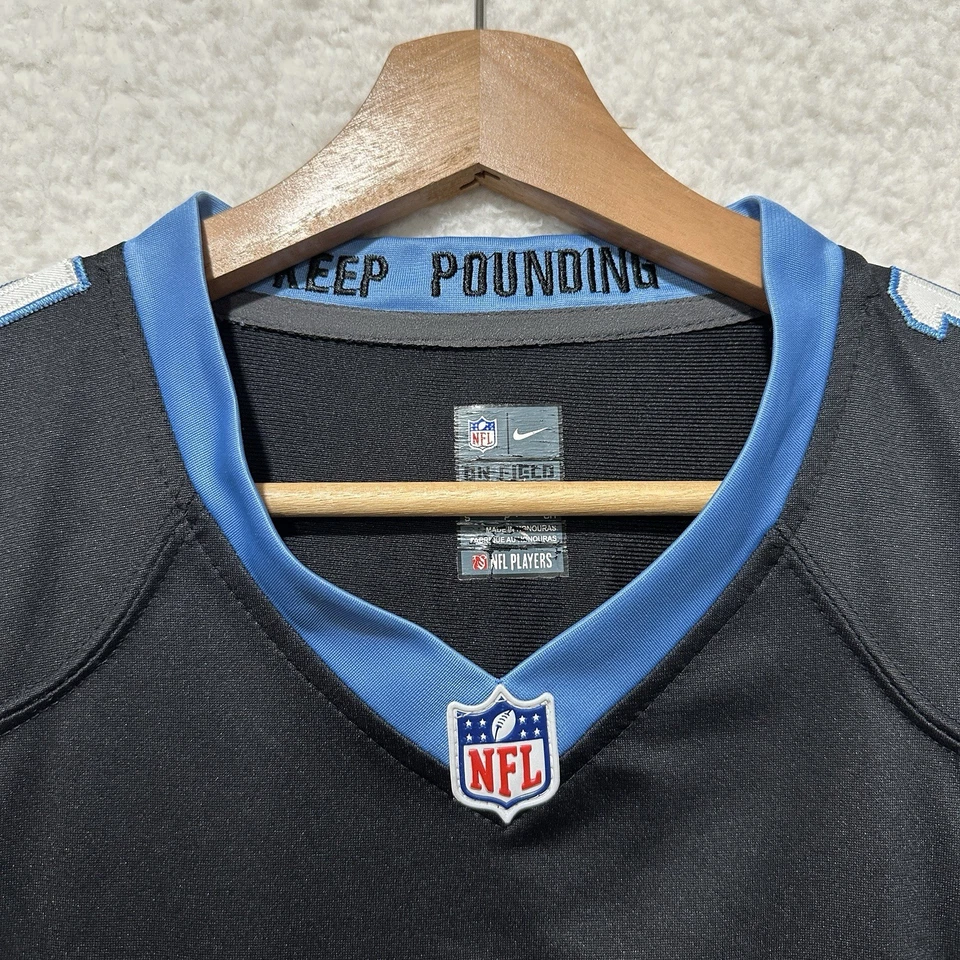 Camiseta Nike NFL Carolina Panthers On Field preta #1 Cameron Newton feminina tamanho P - Imagem 3 de 4