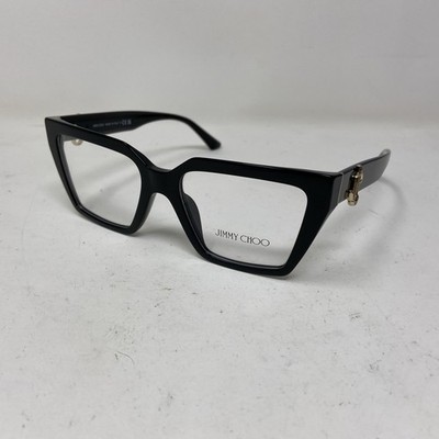 JIMMY CHOO EYEWEAR JC 3017U 5000 52-17-140 GLOSSY BLACK EYEGLASSES K596