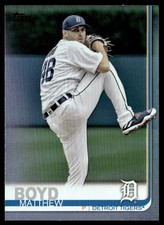 2019 Topps Matthew Boyd Detroit Tigers #93