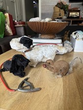 Lot Of 3 Antique Animal Tin Wind Up Toys Japan Squirrel & 2 Dogs READ