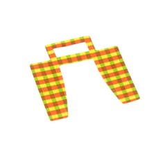 1X Lego Fabric Curtain Checked