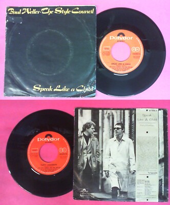 LP 45 7'' THE STYLE COUNCIL AND PAUL WELLER Spek like a child Party no cd mc dvd