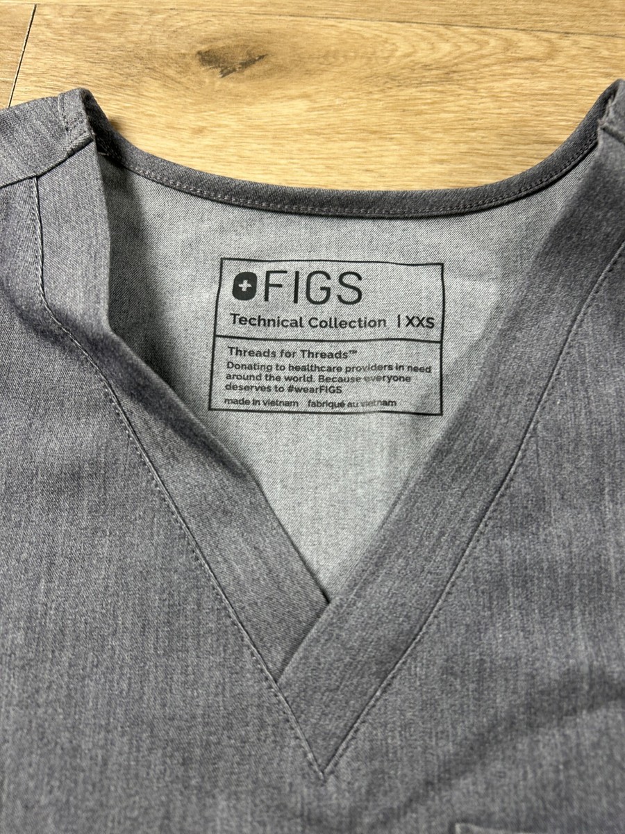 Figs Technical Collection Scrub Set Womens XXS Top- XS Pants