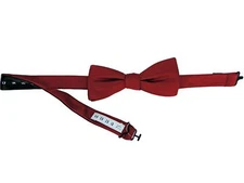 Ryan Seacrest Distinction Men's Solid Red Pre-Tied Bow Tie