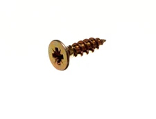 400 X Chip Board Screw Fixings Yzp Yellow Zinc Plated Steel 3.0 X 12 - NEW Onest