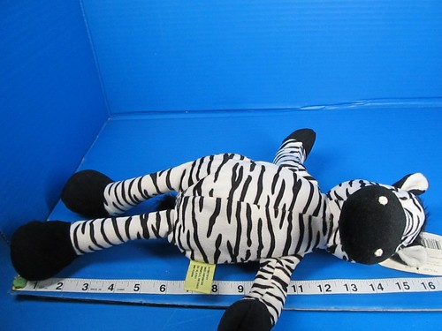 Vintage Target Cuddle Zone sitzendes Zebra Regal Sitter Plüsch mit Etikett 16 Zoll - Bild 10 von 11