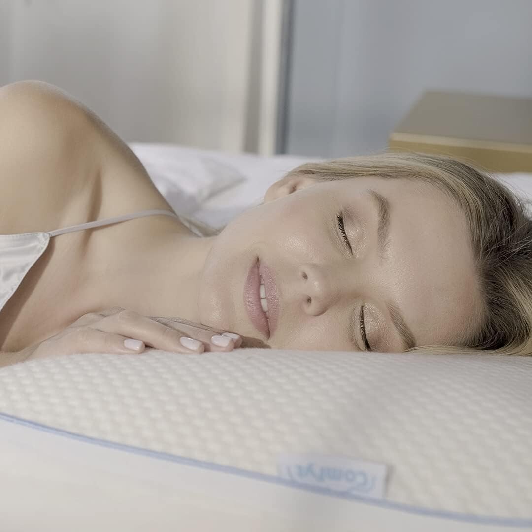 Side Sleeper Pillow - Bed Pillow - Cooling Pillow - My Skin Friendly Memory F...