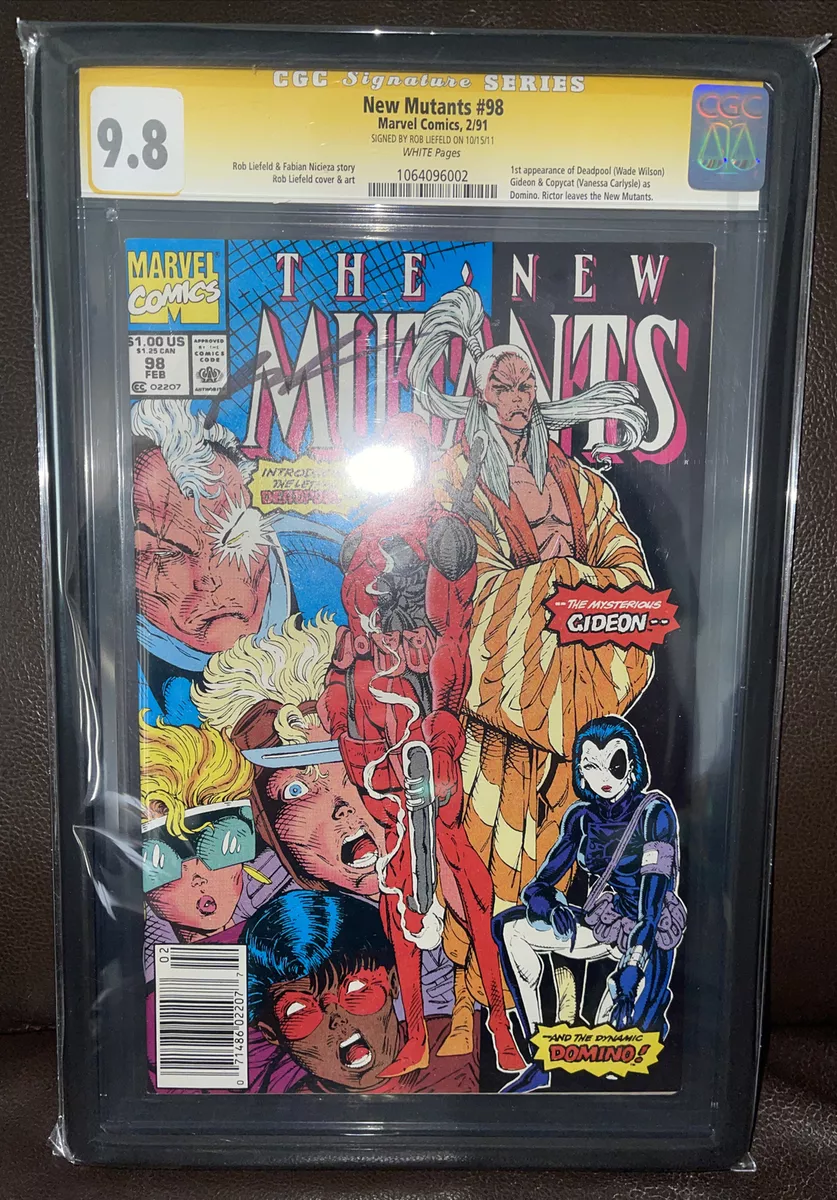 CGC 9.8~New Mutants #98~First appearance of Deadpool~ Newsstand