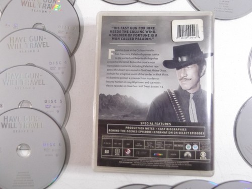 Have Gun Will Travel Seasons 1 2 3 4 DVD Paladin Classic western (Near complete) - Picture 7 of 9