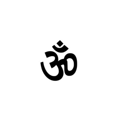 OM Semi Permanent Tattoo Wasserdicht hält 1 - 2 Wochen Hindu Symbol