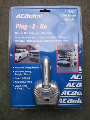 AC Delco Battery Charging System Plug In Car to Car - NEW SEALED!
