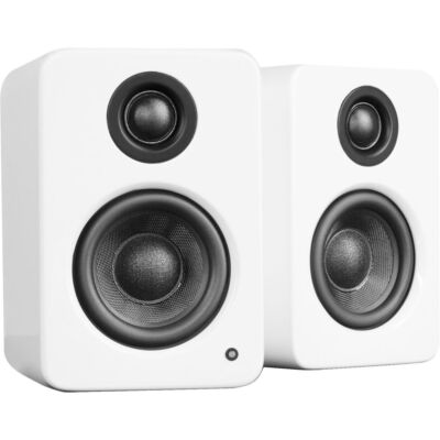 Kanto Audio PCスピーカー YU2 ホワイト＋S2 スタンド Kanto YU2 Powered Desktop Computer Speakers - Matte White - Pair