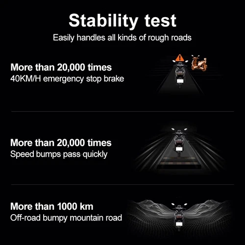 Support Téléphone Vélo Support Téléphone Moto Scooter Clip 360° Rotation Cellule Clamp - Photo 8 sur 8