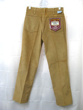 Vtg 1970s Wrangler Rustler Tan Corduroys NWT 30x30 USA