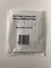 Card Reader Cleaning Card Featuring Waffletechnology