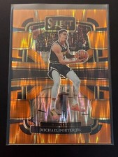 2023-24 Select Basketball Michael Porter Jr. Orange Flash Prizm Concourse #23