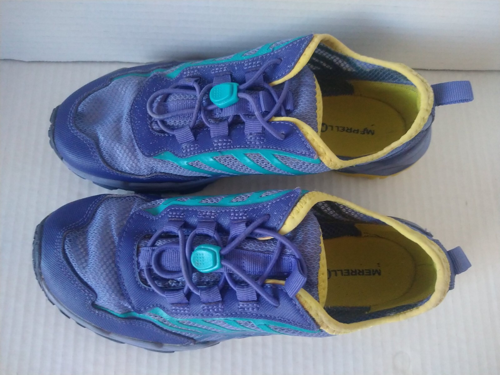 Sneaker con stringhe Merrell Hydro Run bambini 4M viola rete da trail running