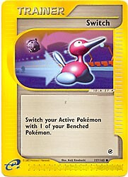 Pokemon Expedition 157/165 Switch Card