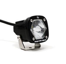 Baja Designs 380001 S1 Spot Clear Lens LED 5000K Light with Mounting Bracket