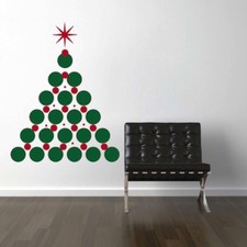 Christmas Tree Wall Decals Christmas Window Stickers Christmas Decorations, h30