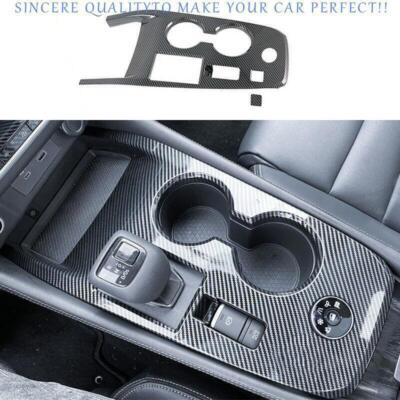 For Nissan X-TRAIL Rogue 21-24 Carbon Fiber Center Console Gear Shift Panel Trim