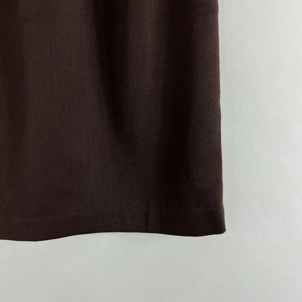 Falda vintage Paul Harris para mujer talla 10 marrón hasta la rodilla lápiz Foto 4 de 4