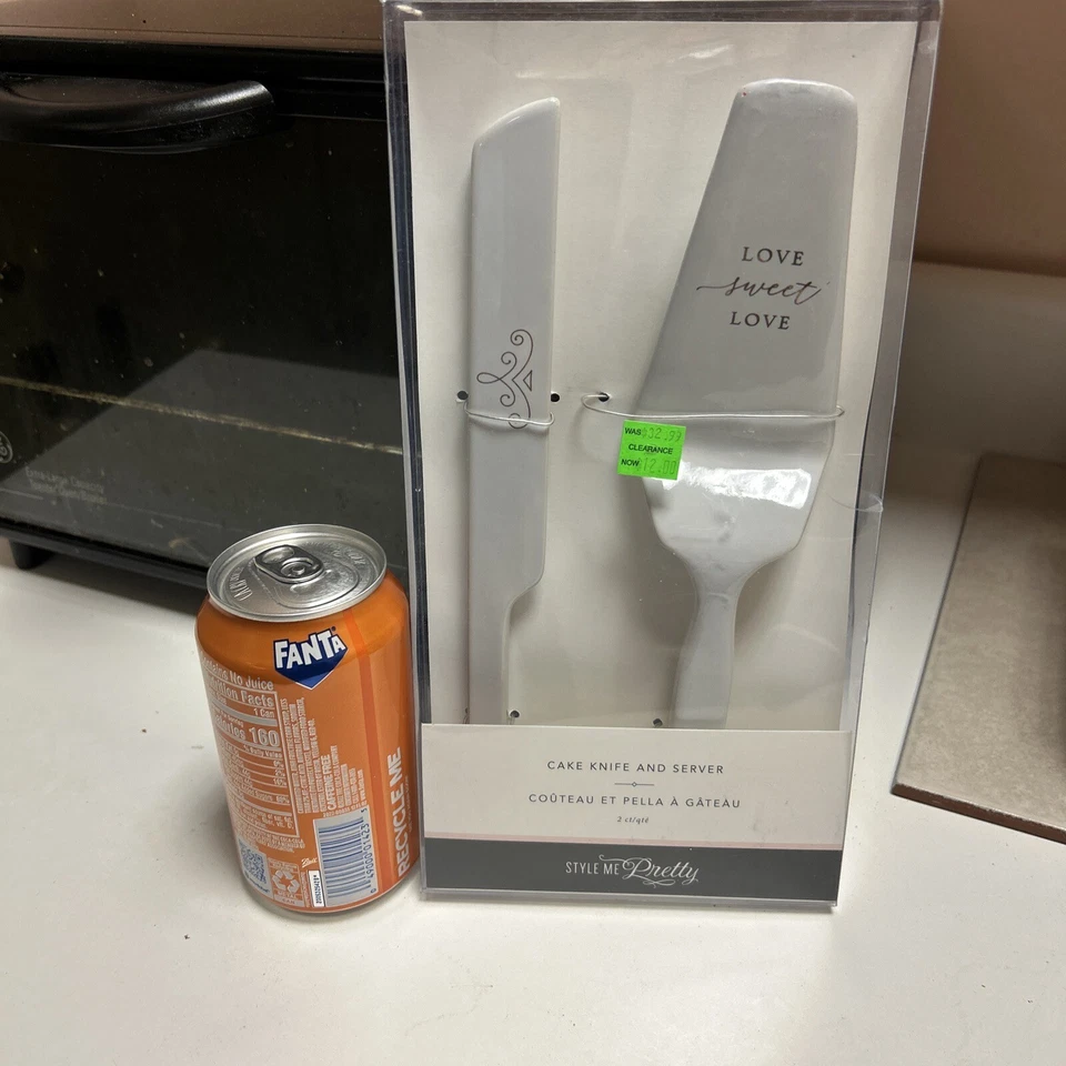 Juego de cuchillos y servidores Style Me Pretty Cake oro blanco Foto 2 de 4