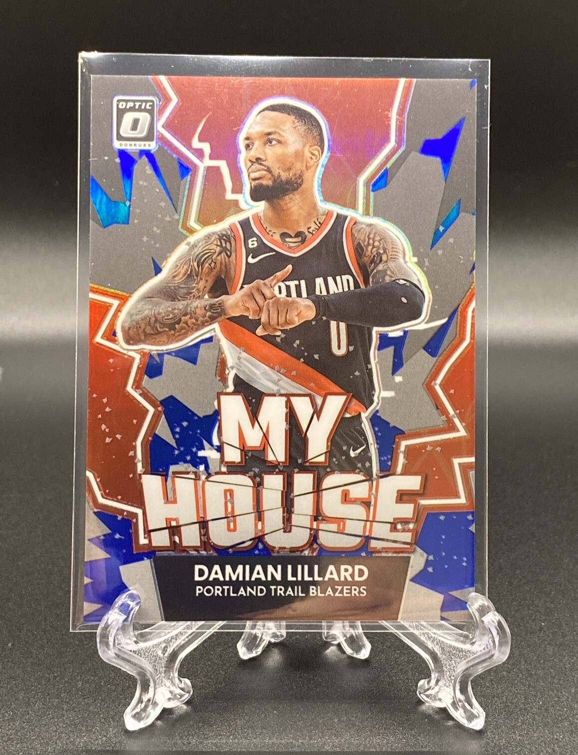2022 Optic My House Damian Lillard Blue /85 💎