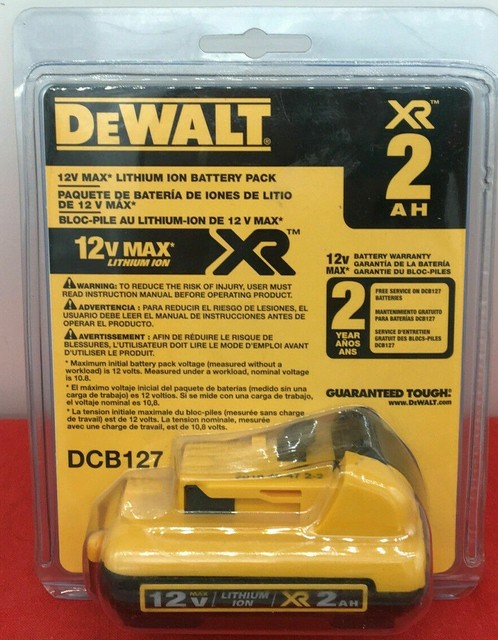 Аккумулятор dewalt dcb127