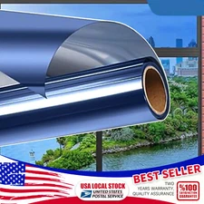 New Window Film 20% VLT 10ft x 20" in Tint Roll - Blue - New Home Office Glass