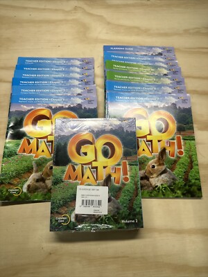 Go Math! Grade K Kindergarten Teacher Edition Chapters 1-12 & Planning Guide TE