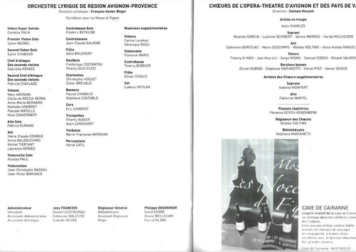 Le nozze di Figaro Mozart Opéra Théatre d' Avignon et pays du Vaucluse REF E27H - Picture 11 of 12
