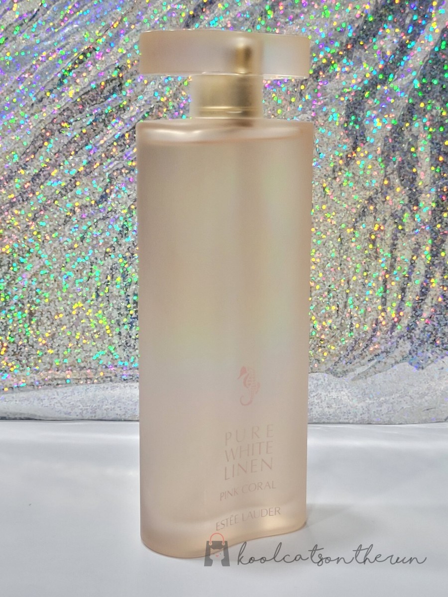 Estee Lauder PURE WHITE LINEN PINK CORAL Eau De Parfum EDP 3.4 oz
