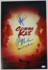 William Zabka & Ralph Macchio "Cobra Kai" AUTOGRAPHS Signed 12x18 Photo ACOA