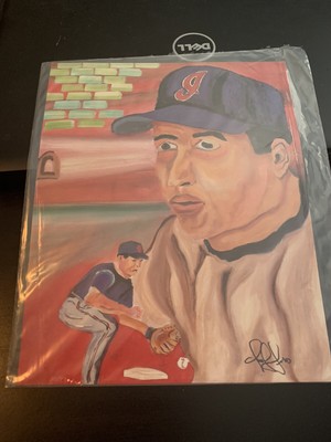 Artistic Rendering of Cleveland Indians John McDonald by Omar Vizquel