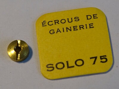 Pièce D'horlogerie - Écrou De Gainerie Pour Réveil Solo 75 - Neuf Sans étiquette - Fabriqué En France