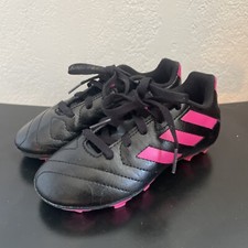 Adidas Goletto VII FG Unisex Soccer Cleats / FV2895 Black Pink Kids Size 11k