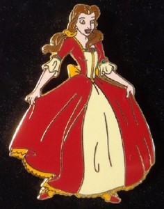 disney princess belle red dress