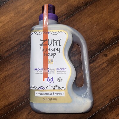 Indigo Wild Zum Clean Laundry Soap Frankincense Myrrh 64 fl oz